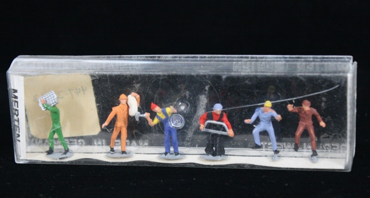 Lot De 6 Boîtes De Figurines Preiser-Merten - HO 1:87 - Non Complet - Bon état
