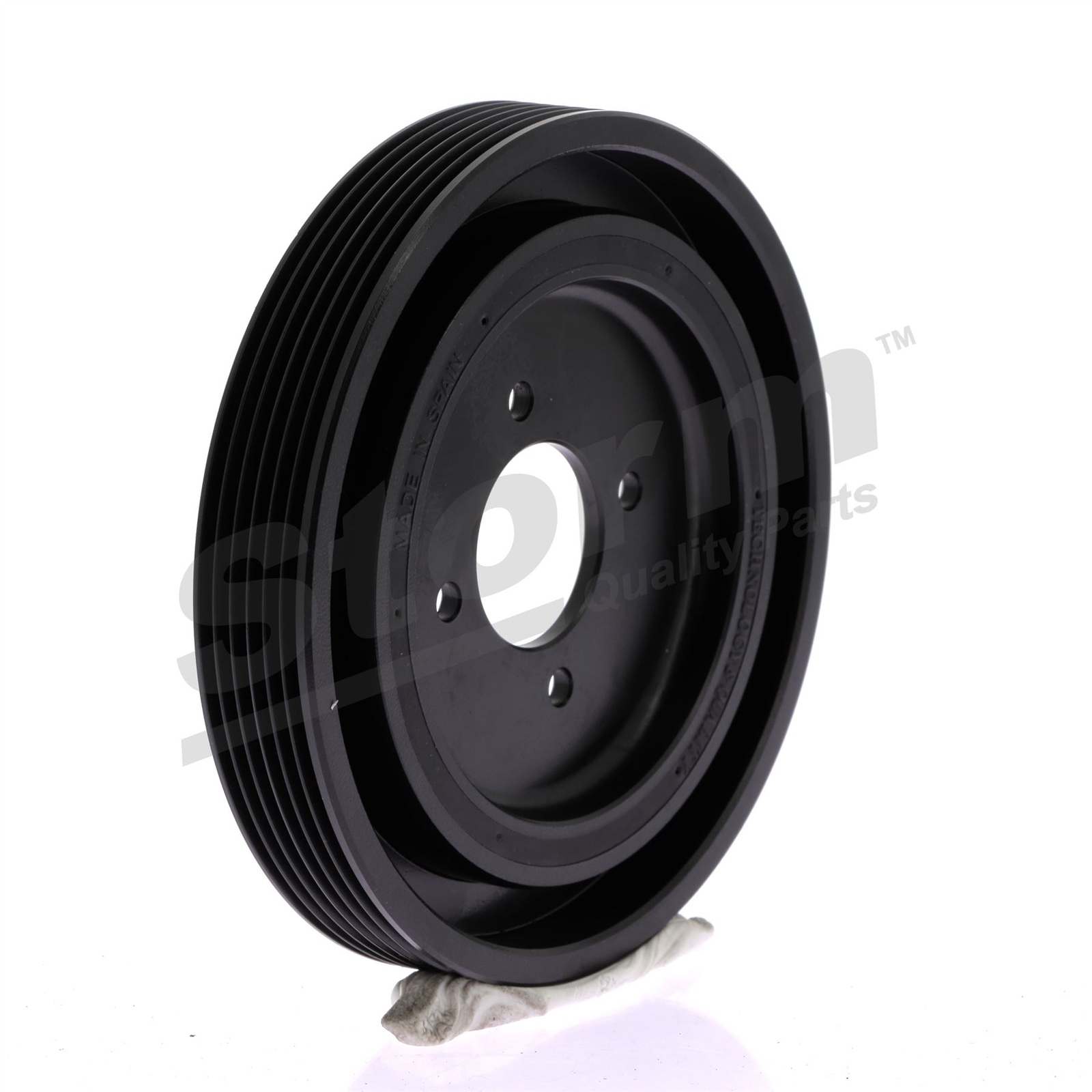 Poulie damper Peugeot 206 1.9 D en acier et caoutchouc anti-vibrations pour 306 berline