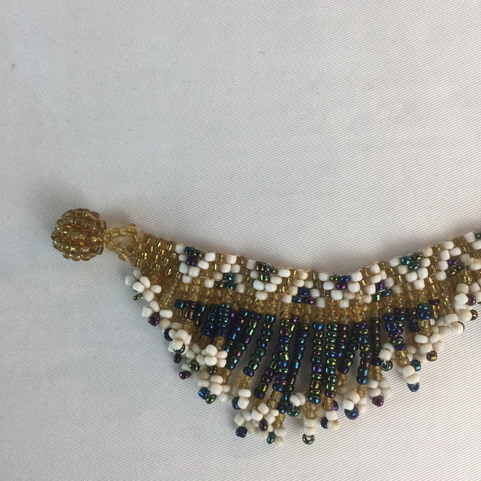 BOHO Native American Styled Multicolor Glass Seed… - image 2