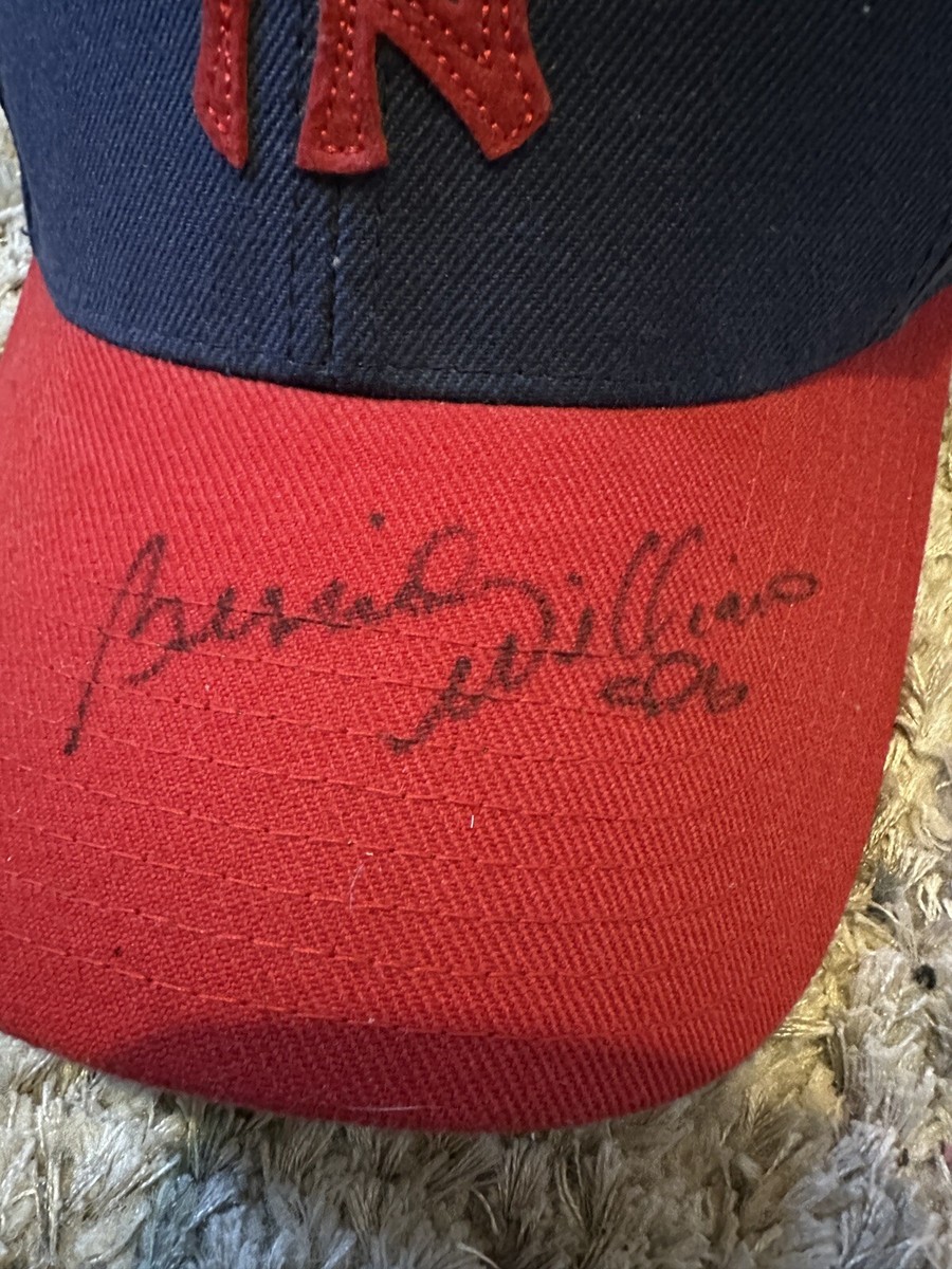 NY Yankees 1910 Hat Signed By Bernie Williams Best Latin