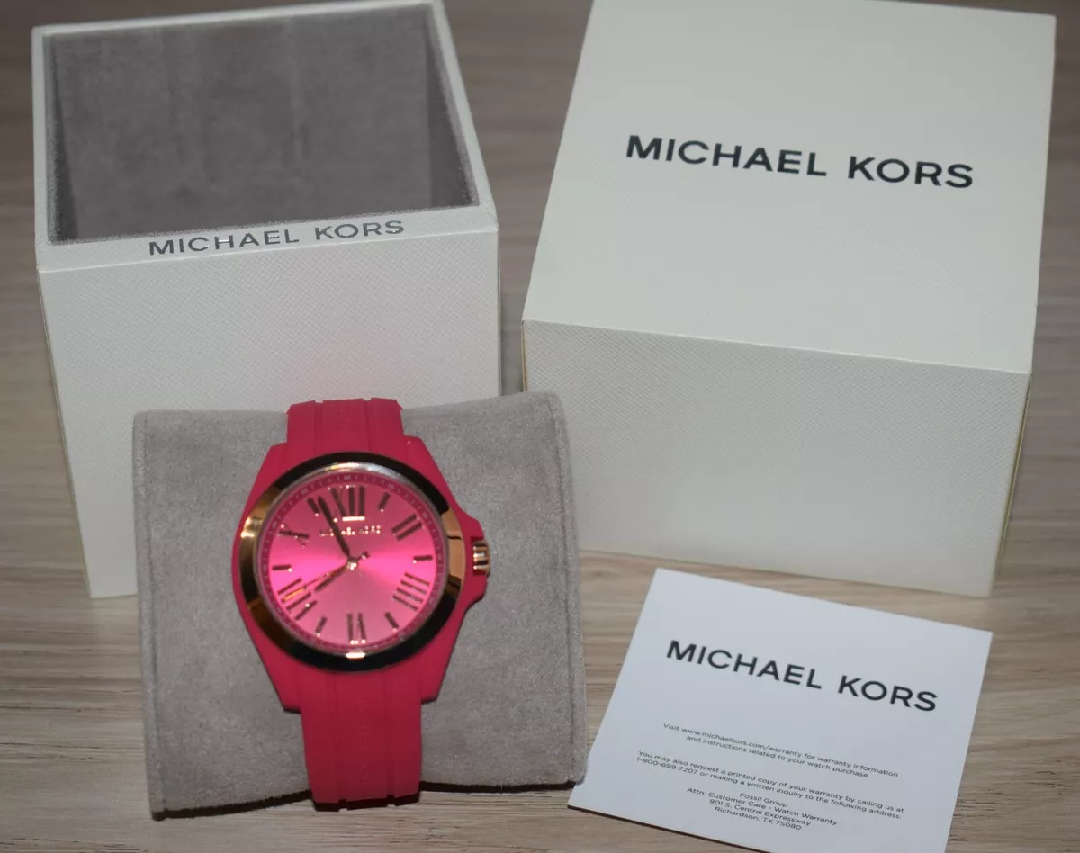 Michael kors best sale women's pink watch
