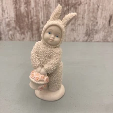 Department 56 Snowbabies “A Basket Of Cheer” Easter Figurine 2000