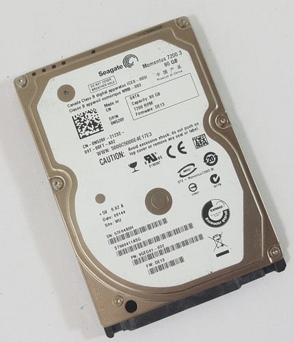 80GB Seagate ST980411ASG SATA 2,5" Notebook Festplatte HDD