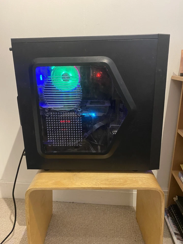 RGB Gaming PC - Nvidia RTX 3060, AMD Ryzen 7 3700X, 16GB RAM, 2TB HDD, 500GB SSD - Image 3 of 4