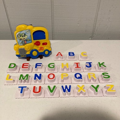 LEAP FROG Fridge PHONICS BUS Magnetic 26 Letters Sounds Songs TESTED LEAPFROG