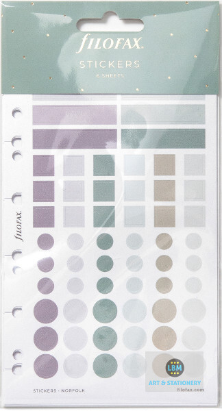 Filofax Norfolk Assorted Stickers (Personal A5) Multifit Refill 132796