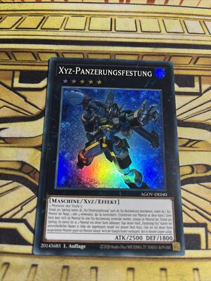 Yugioh Xyz-Panzerungsfestung AGOV-DE040 Super Rare