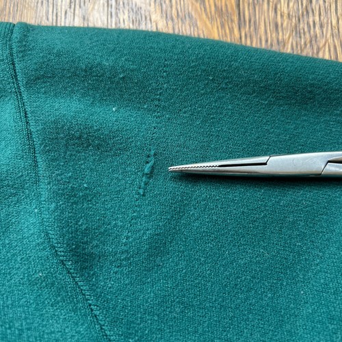 Vintage 50s/60s/70s Tops-All Ban-Lon Green Polo Shirt - Men's Large (Modern Med) - Picture 7 of 7