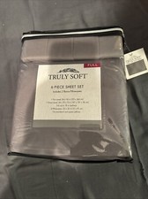 Truly Soft Everyday 6 Piece Gray Full Sheet Set