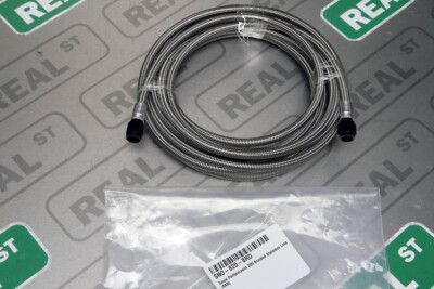Snow Performance 20ft Braided Stainless Line 4AN Black SNO-820-BRD