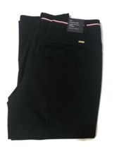 Tommy Hilfiger Ankle Pants Womens Size 16 Sky Captain Ribbon Trim Bristol Slim