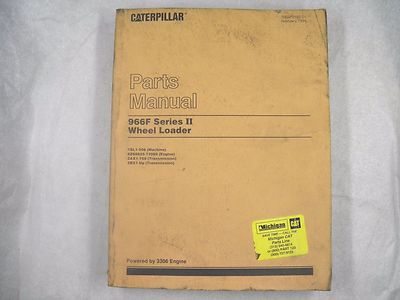 CAT Caterpillar 966F  SERIES II PARTS MANUAL 1SL1-506 SEBP2197