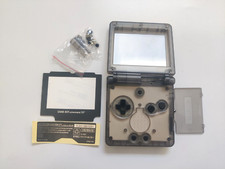 Clear Black GBA SP Housing Shell Ready for Game Boy Advance SP