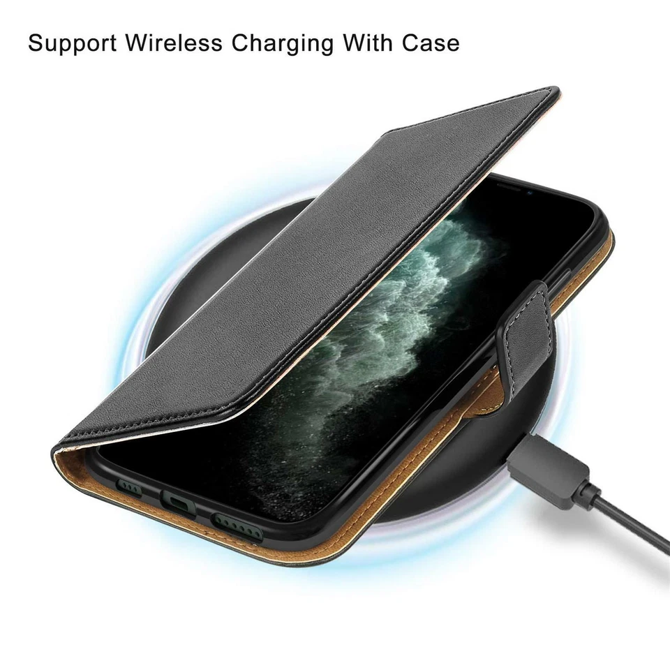 Handy Hülle für Apple iPhone Case Schutz Tasche Cover Basic Wallet Flip Etui - Bild 2 von 4