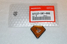 Honda NOS CB750 Right Orange Side Cover Emblem CB 750 87127-341-000