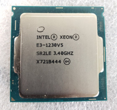 Intel Xeon E3-1230 V5 SR2LE 3.40Ghz LGA 1151 Quad Core Server CPU