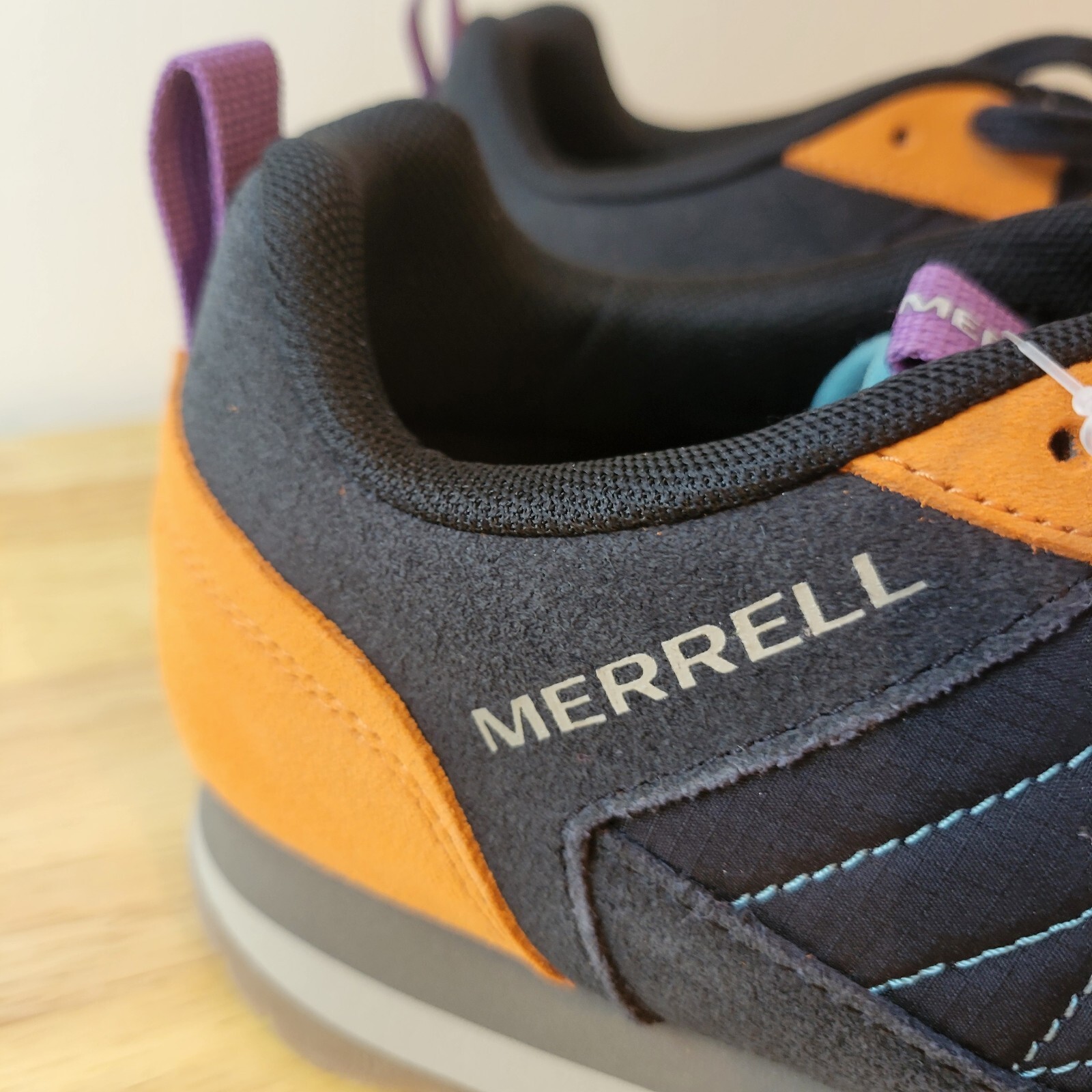 Sneaker uomo Merrell Alpine Exuberance J003271 arancione nero stile retrò