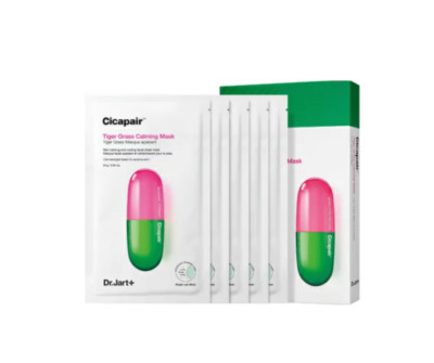 Dr.Jart+ Cicapair Tiger Grass Calming Mask 1 box (5 sheets) US Seller Exp 08/23