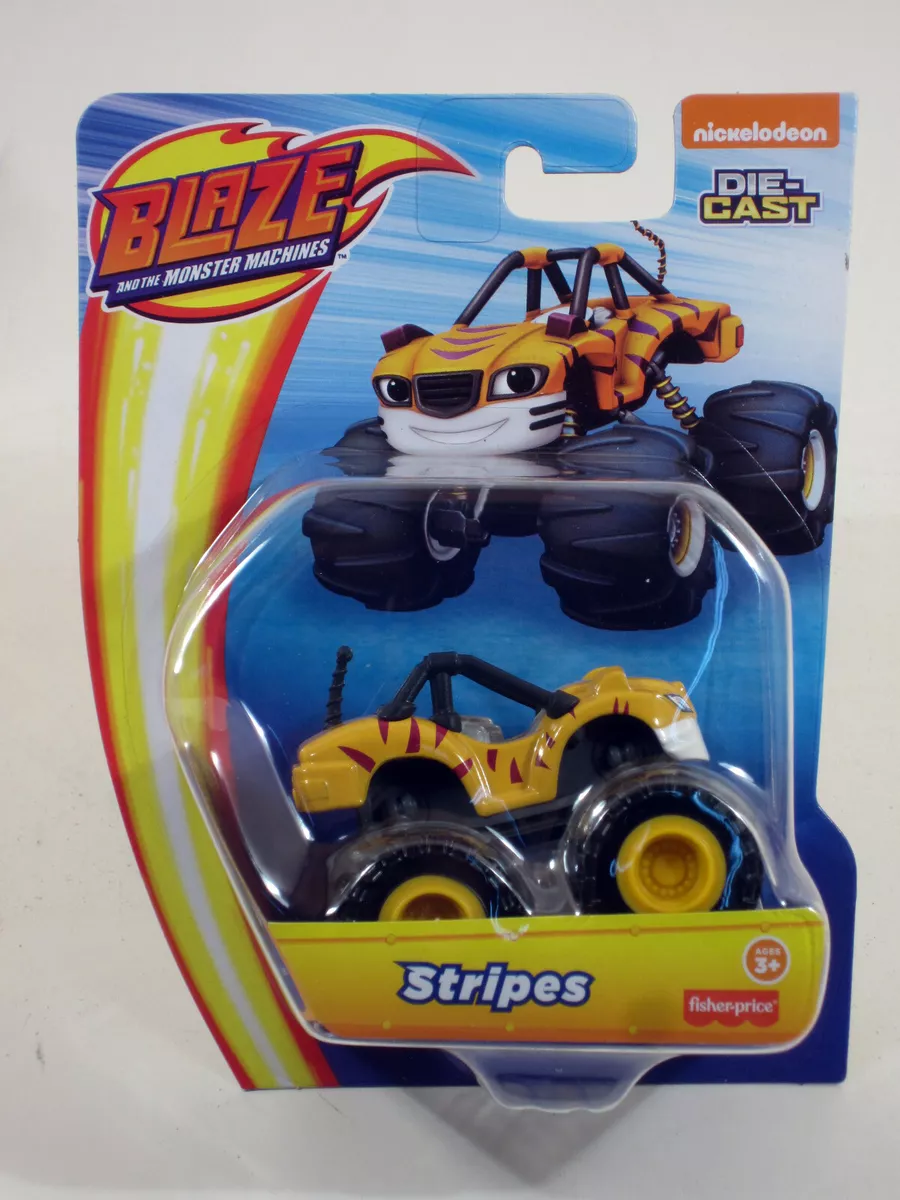 Veículo Básico Blaze And The Monster Machines Stripes - Mattel