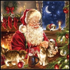Santa Claus 3 - Counted Cross Stitch Patterns - Color BW Symbols Charts