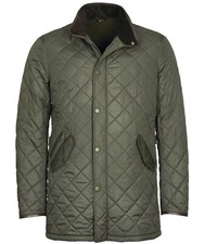 BARBOUR LONG POWELL QUILTED JACKET Size:M