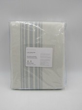 Pottery Barn Riviera Striped Blackout Drape Porcelain Blue 50x 84" P314