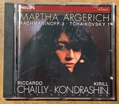 Rachmaninoff 3 Tchaikovsky 1 MARTHA ARGERICH CHAILLY KONDRASHIN