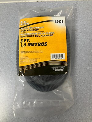 3/8 inch 5 foot Flex Tube Split Seam Split Loom Dorman Conduct-Tite 85632
