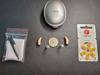 Signia Pure 10 3NX Mini RIC hearing aids +24 channels+App control
