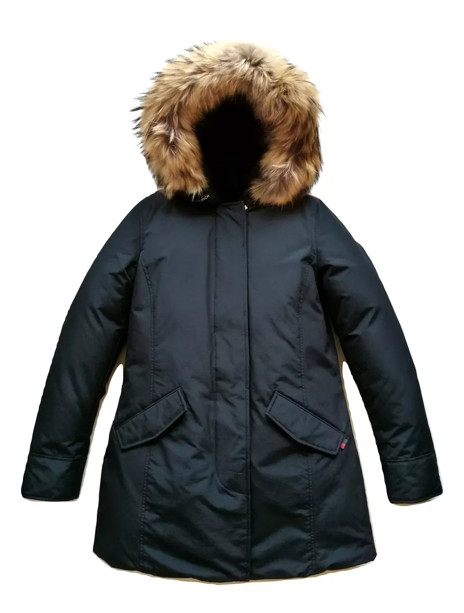 Woolrich Luxury hooded coat - Blue
