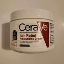 CeraVe Itch Relief Moisturizing Cream 12oz Exp 2027+