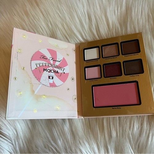 Too Faced Eggnog Latte Peppermint Mocha Holiday Eyeshadow Palette - Picture 3 of 6