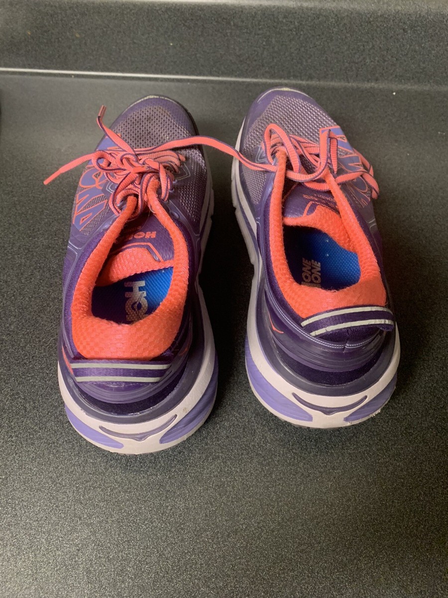 HOKA ONE ONE BONDI 4 MULBERRY PURPLE NEON PINK RUNNING  display picture 3