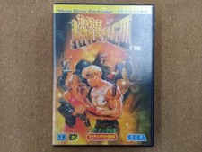Jeu BARE KNUCKLE (Streets Of Rage) Mega Drive - Boîte Et Manuel Japon - Très Bon état