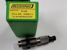 91106 REDDING FULL LENGTH SIZING DIE - 22-250 REMINGTON - BRAND NEW - FREE SHIP