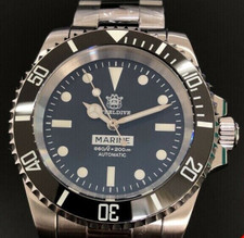 Very Rare STEELDIVE SUB MARINE  NH35 SEIKO Mov. Saphir Lume NEW  🚚 FAST &FREE