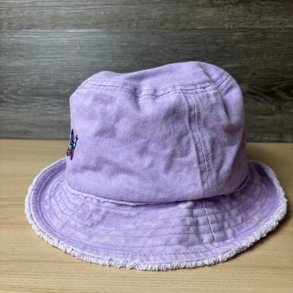 Sombrero Bucket Mujer Talla Única Púrpura Festival Mariposa David & Young Foto 3 de 4