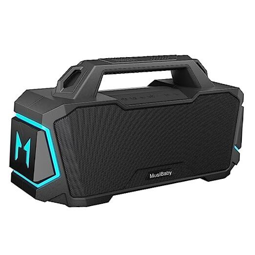 80W Musibaby IPX6 Waterproof Bluetooth Speaker for Outdoor Portable Use-image