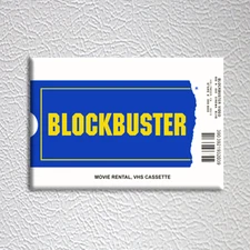 Blockbuster Video VHS Rental Case Style (NEW High Quality FRIDGE MAGNET)