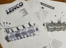 Vintage 1990s Lenco Catalog Transmission Shifter Car Nostalgia Boat Drag Racing