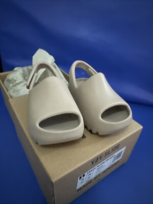 Adidas Yeezy YZY SLIDE INFANT UK 7 Pure