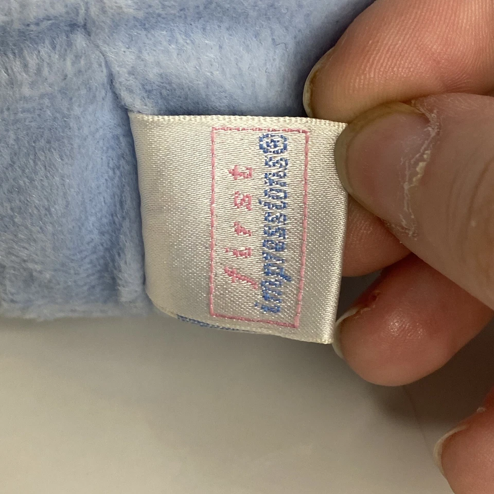 First Impressions Bebé Conejito Azul Peluche Animal Beanbag Juguete De Colección Foto 3 de 4