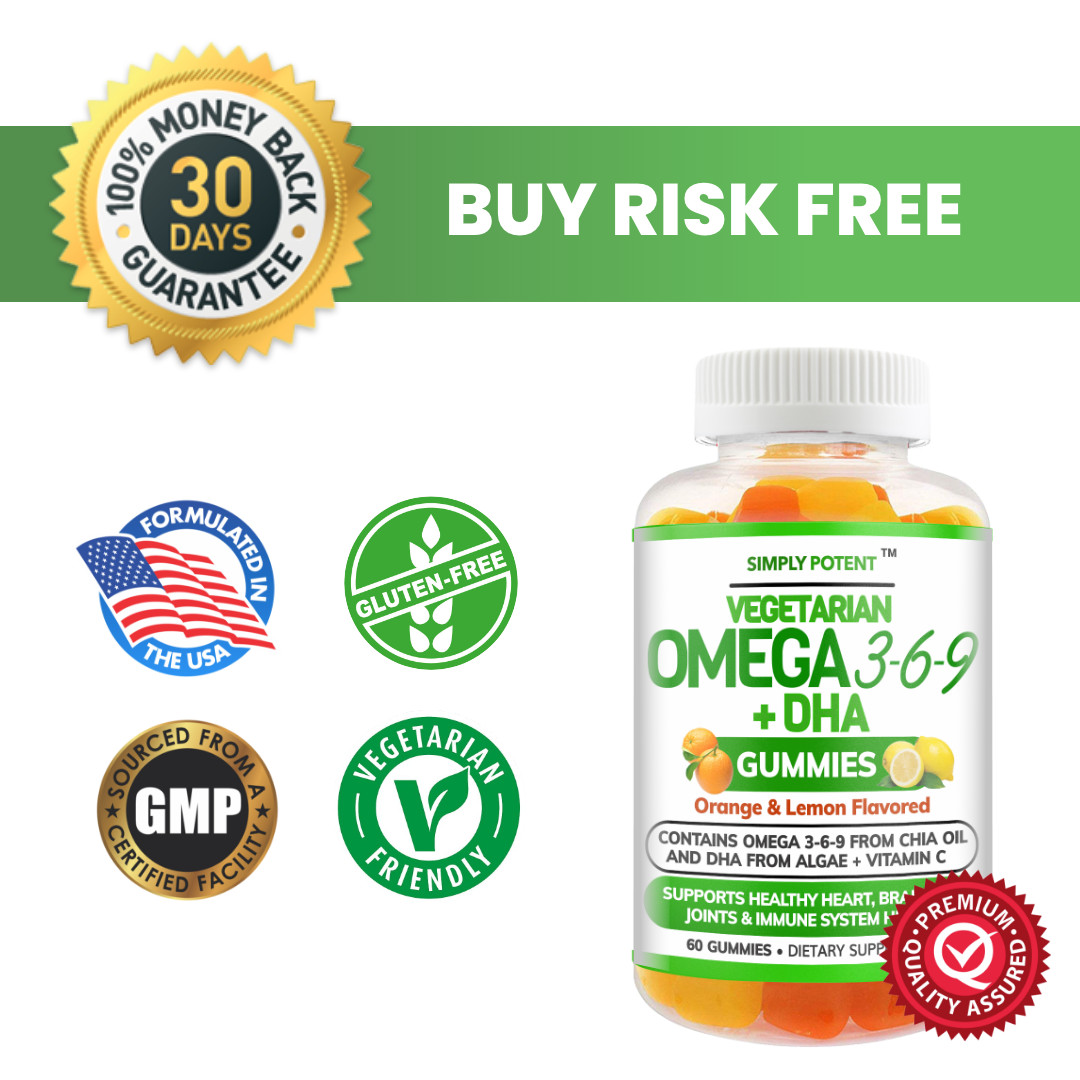 Omega-3 Fish Oil Gummy Vitamin Supplement Healthy Joint & Heart Wellness Gummies