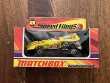 MATCHBOX K-34 Speed Kings Thunderclap Yellow New