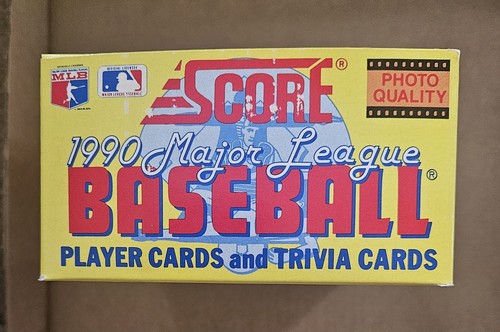 1990 Score Baseball Box 36 Factory Sealed Packs B&W Bo Jackson, Thomas Rookie - 第 3/5 張圖片