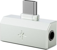 FiiO/Snowsky Tiny DAC Headphone Amp,PEQ,DSD256,PCM, 3.5mm Type-C Tiny A, Silver 