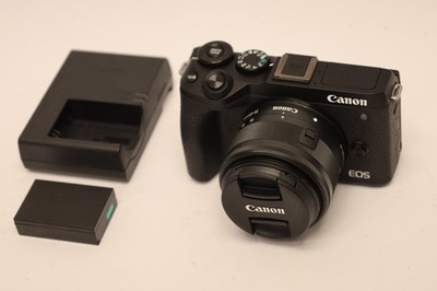 Canon EOS M6 Mark II Camera with 15-45mm Lens ( Shutter Count only 1K )