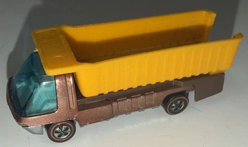 Vintage 1970 Hotwheels Redline Copper Heavyweights Dump Truck