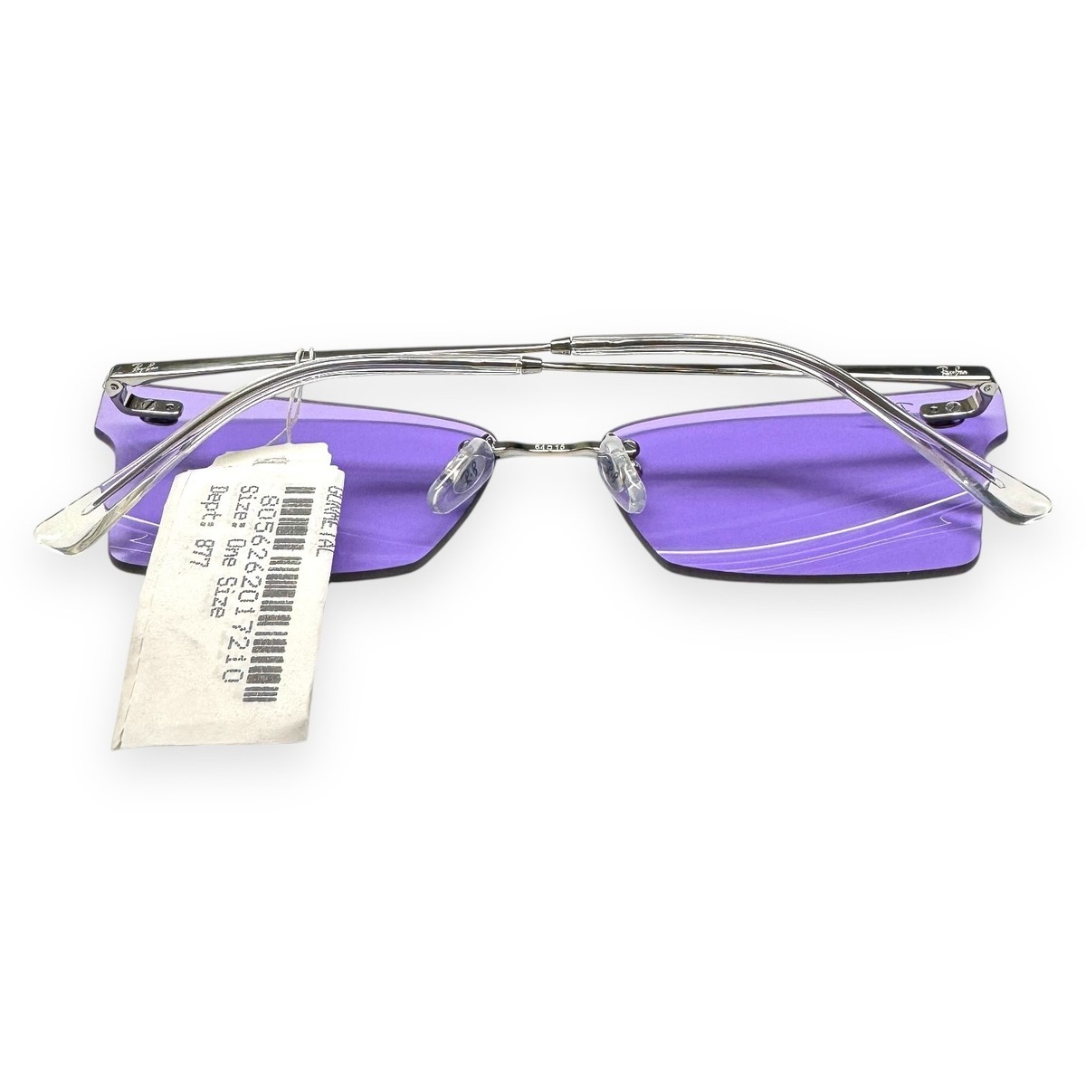 Ray-Ban Xime Rimless Sunglasses RB 3730 004/1A Polished 
