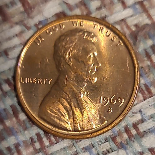 1969-S Lincoln Memorial Cent — photo from another recent sale